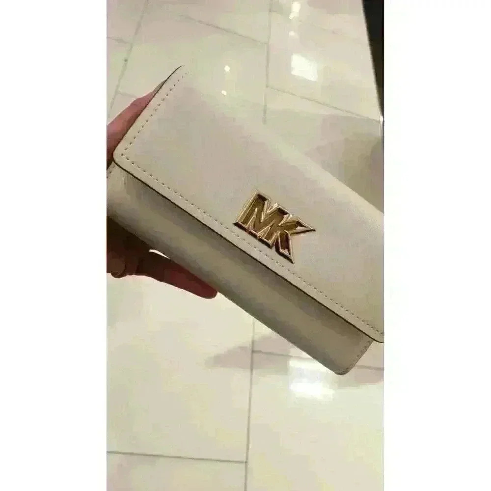 Michael Kors wallet Mimi Large Flap wallet Optic White